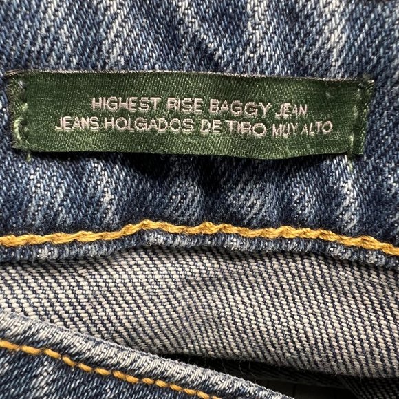 New Wild Fable Women’s Distressed Highest‎ Rise Baggy Jeans size 2/26 Waist - Picture 12 of 14